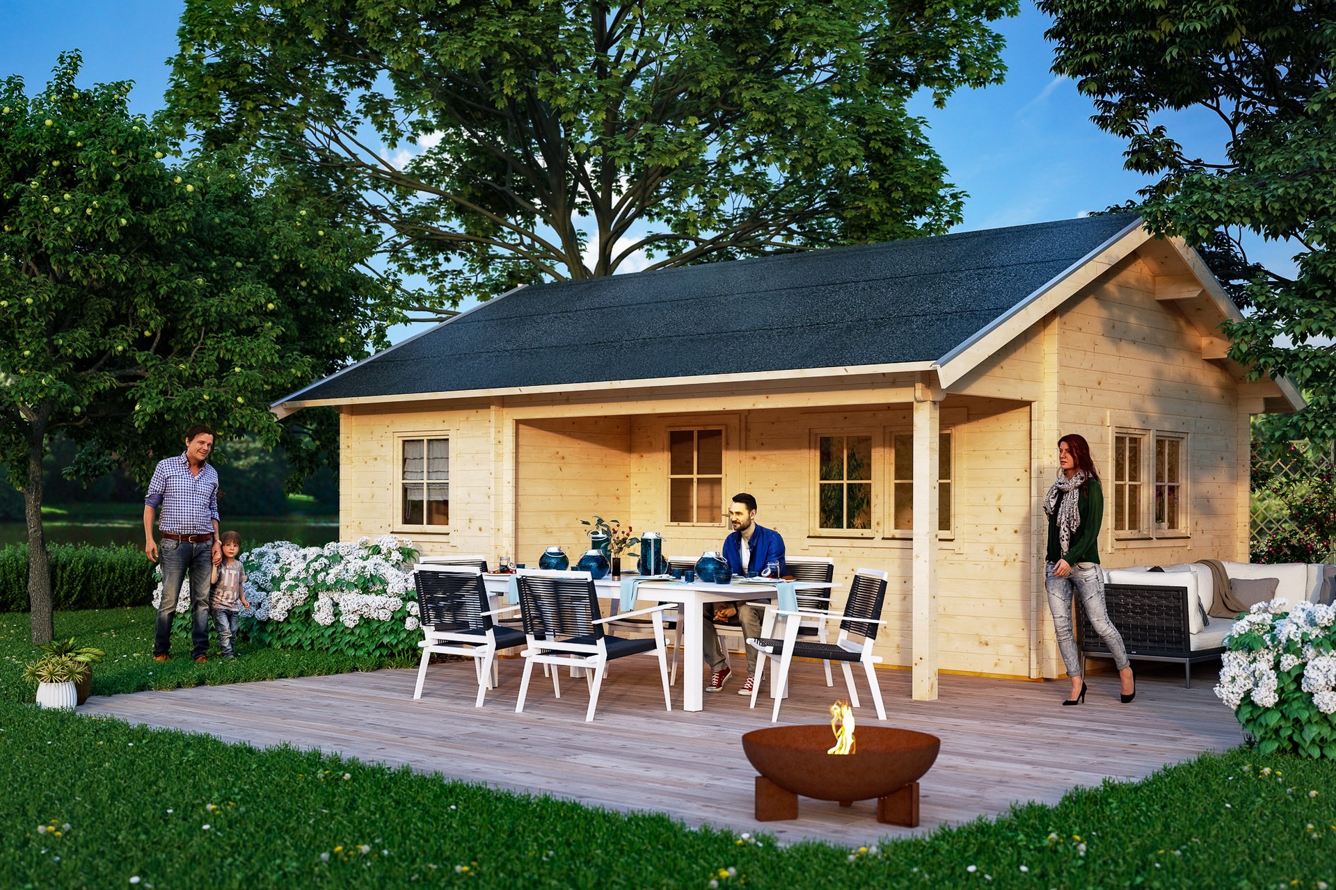 Freizeithaus Ontario 600x500cm 1 Freizeithaus Ontario 600x500cm