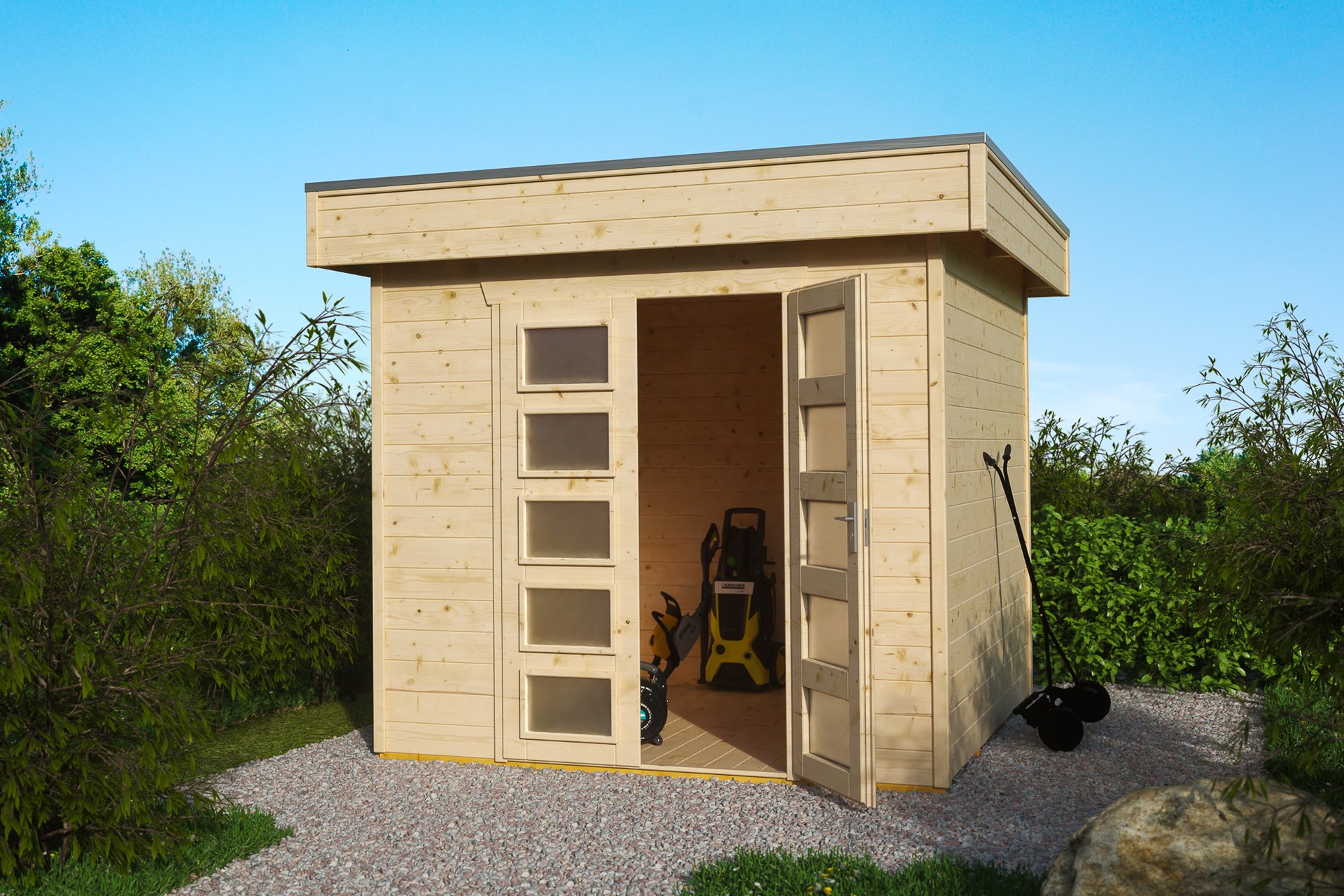 Gartenhaus Venlo 1, 250x250cm 1 Gartenhaus Venlo 1, 250x250cm