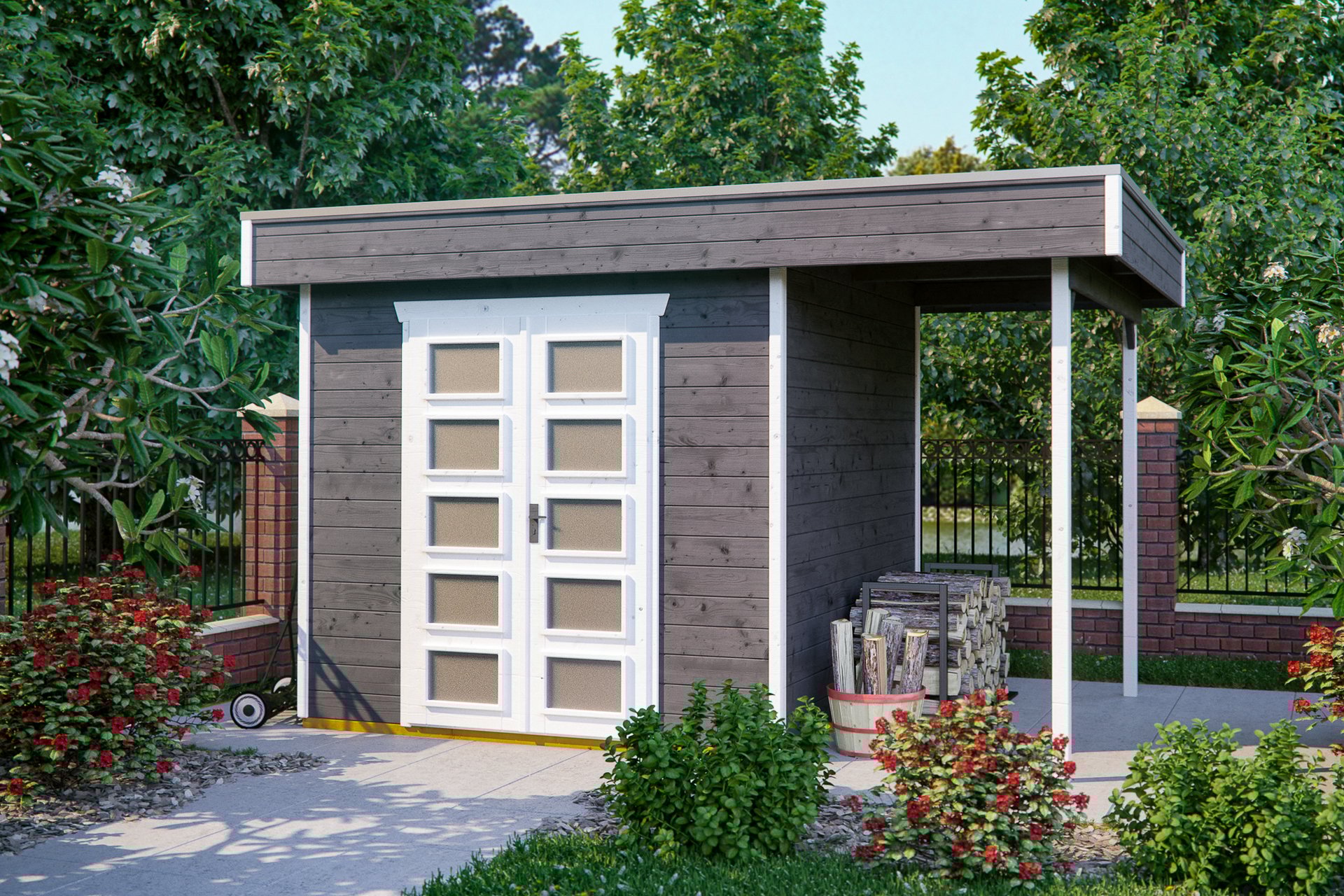 Gartenhaus Venlo 2, 380x250cm 1 Gartenhaus Venlo 2, 380x250cm