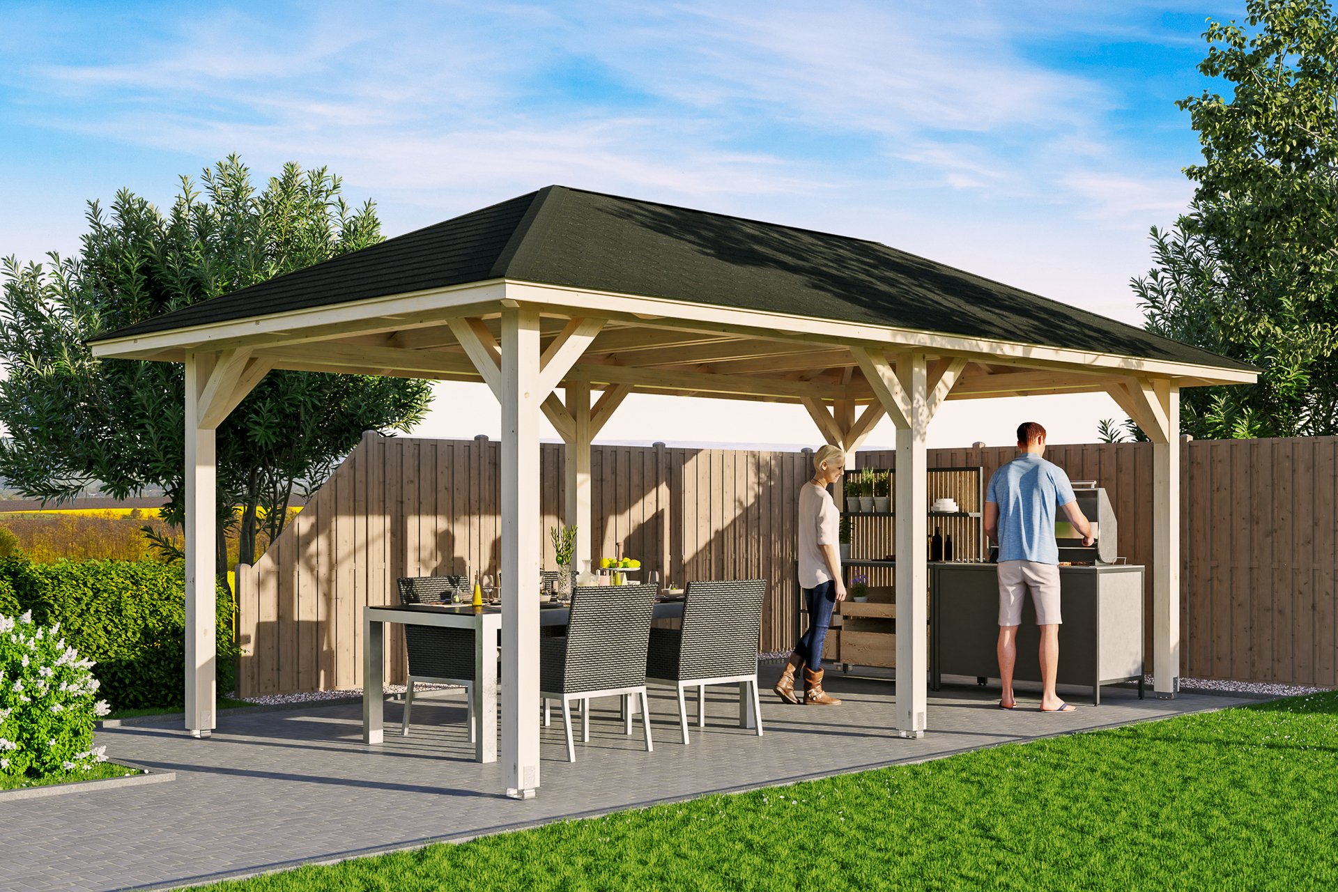 4-Eck Pavillon Orleans 1 4-Eck Pavillon Orleans