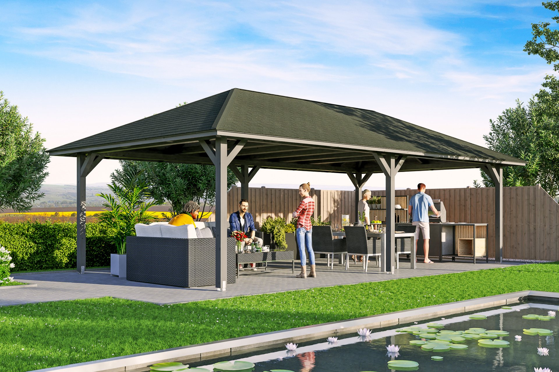 2353009 4 eck pavillon orleans