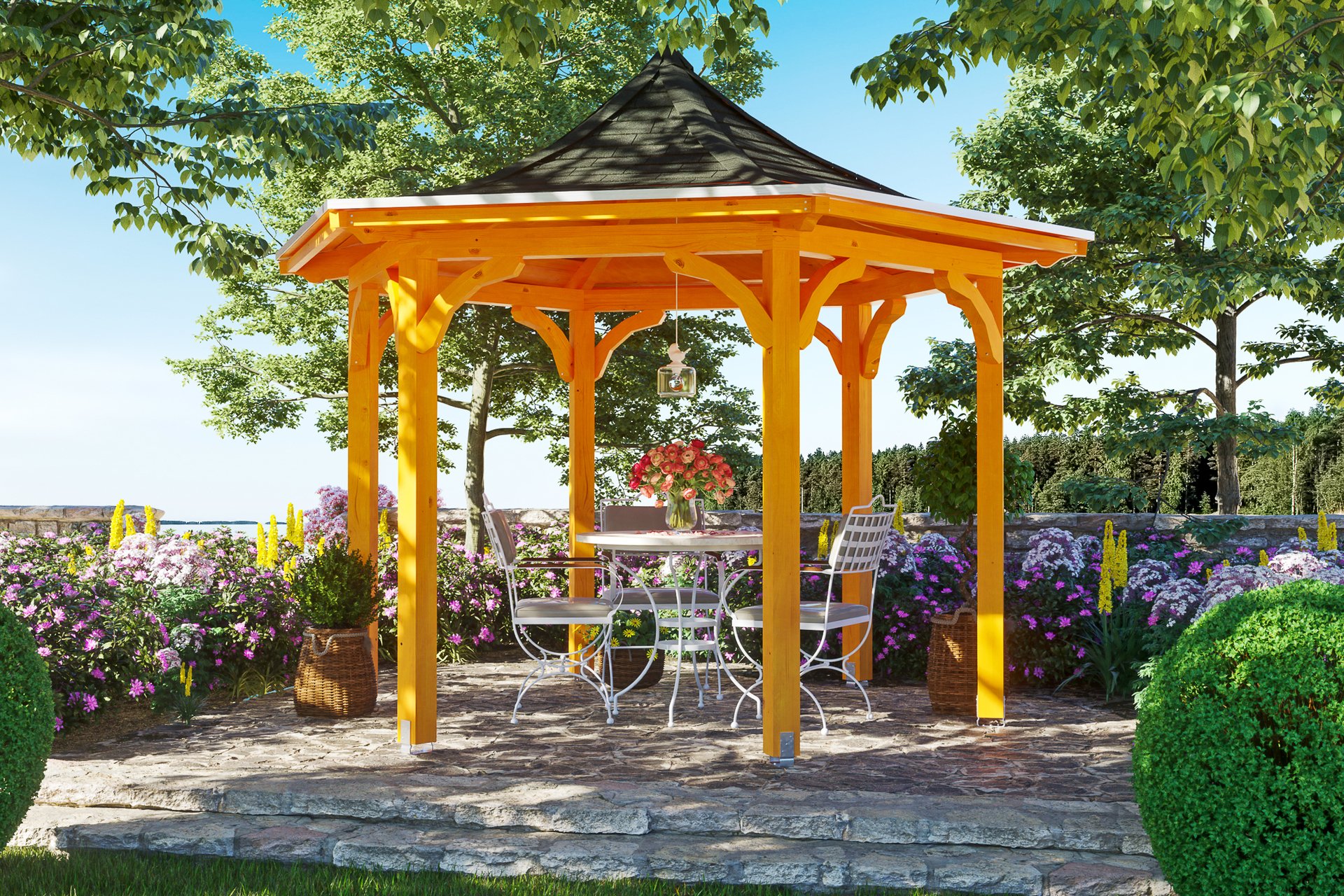 6-Eck Pavillon Versailles 1 6-Eck Pavillon Versailles