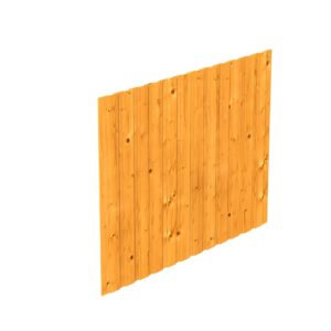 Seitenwand aus Deckeschalung 20x120mm Fichte