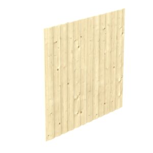 Seitenwand aus Deckeschalung 20x120mm Fichte