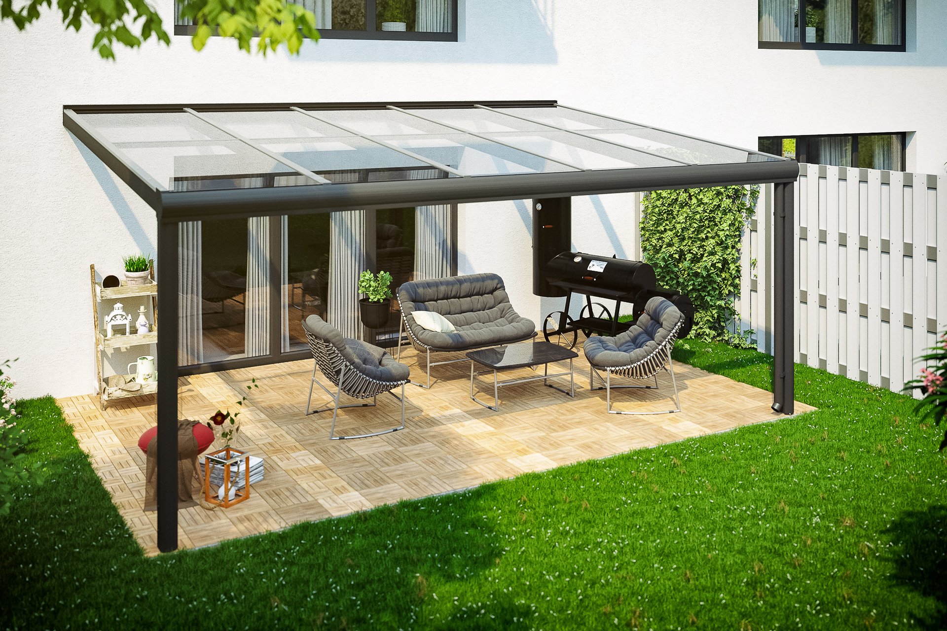 Terrassenüberdachung Modena 1 Terrassenüberdachung Modena