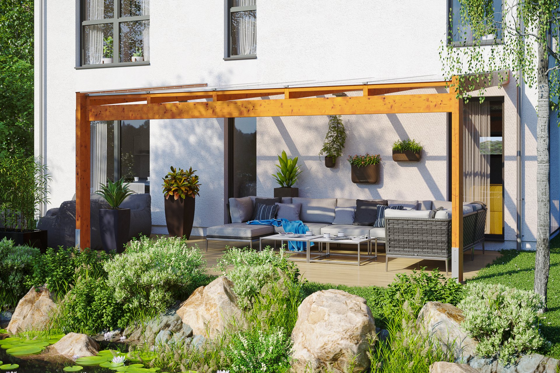 Terrassenüberdachung Novara 1 Terrassenüberdachung Novara