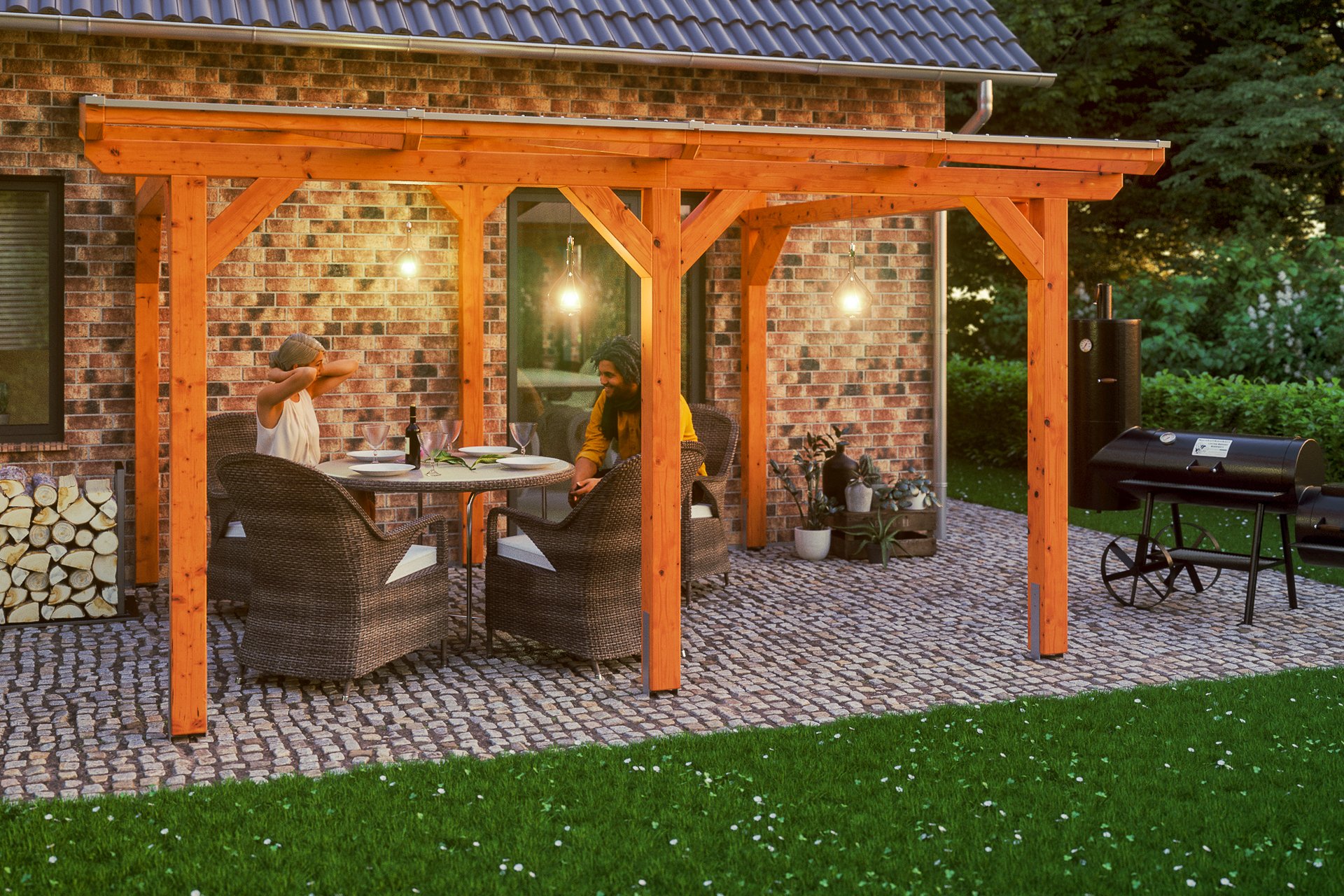 Terrassenüberdachung Siena 1 Terrassenüberdachung Siena