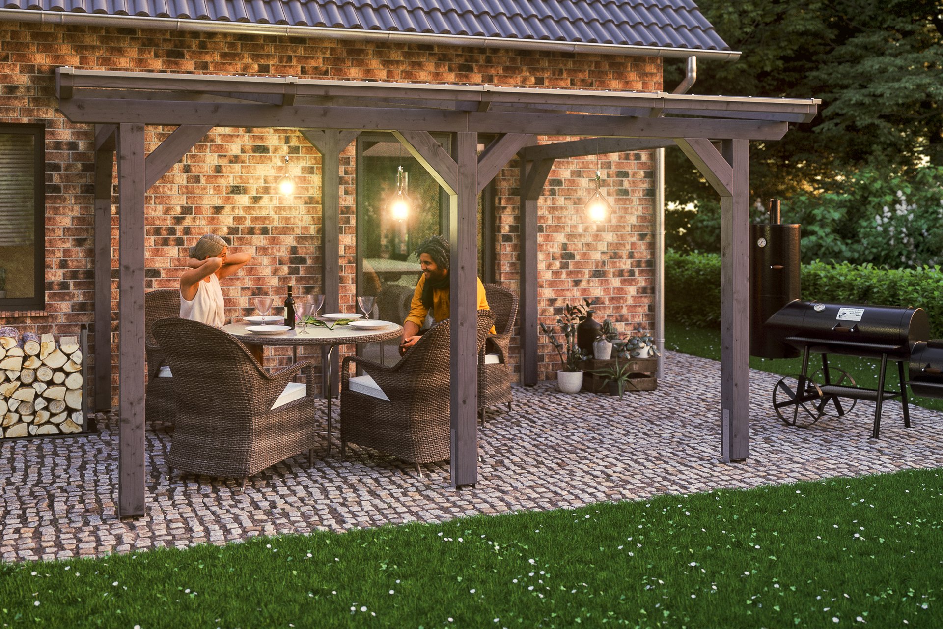 Terrassenüberdachung Siena 1 Terrassenüberdachung Siena