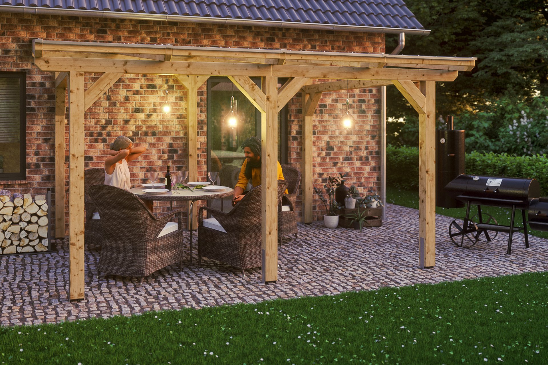 Terrassenüberdachung Siena 1 Terrassenüberdachung Siena