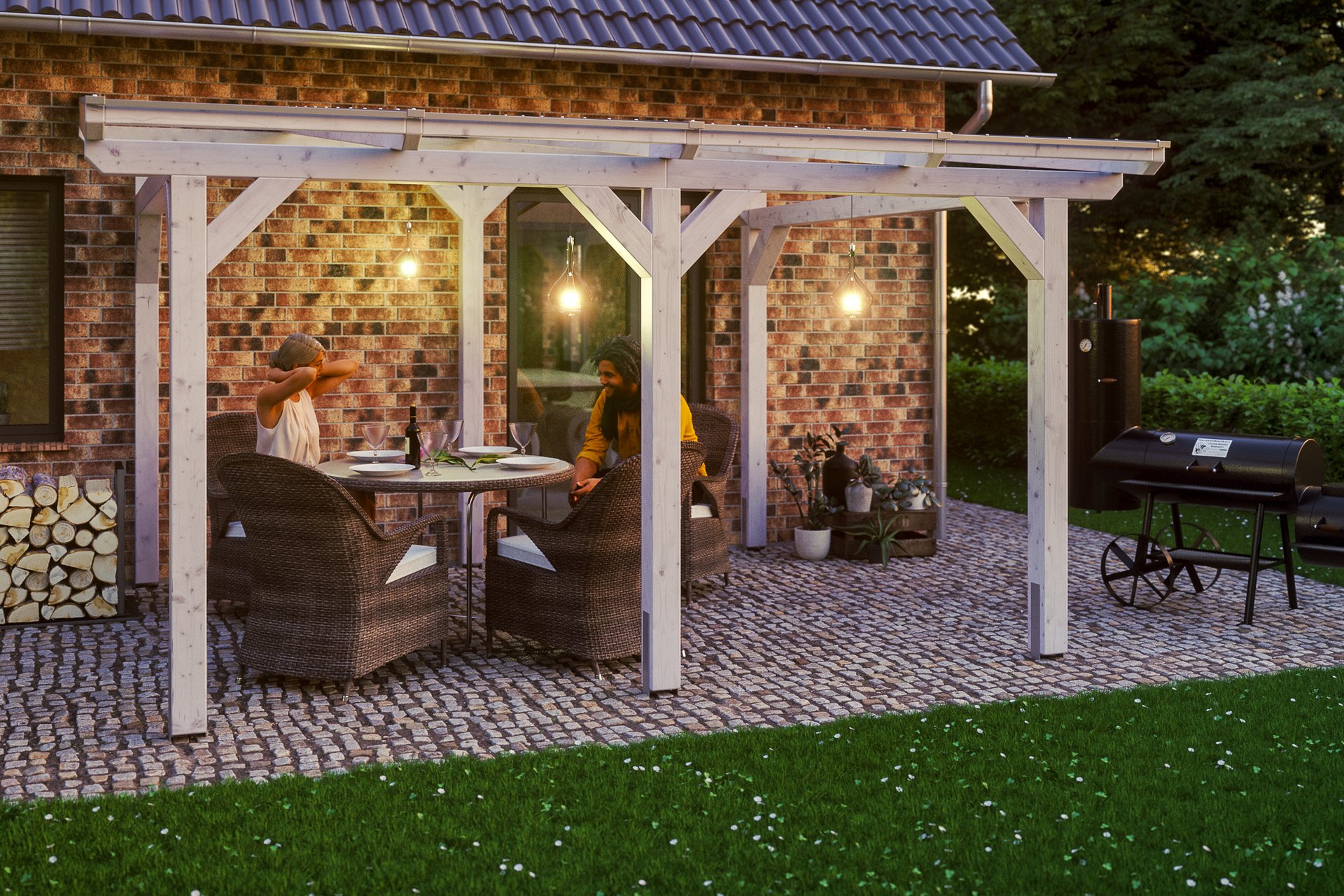 Terrassenüberdachung Siena 1 Terrassenüberdachung Siena