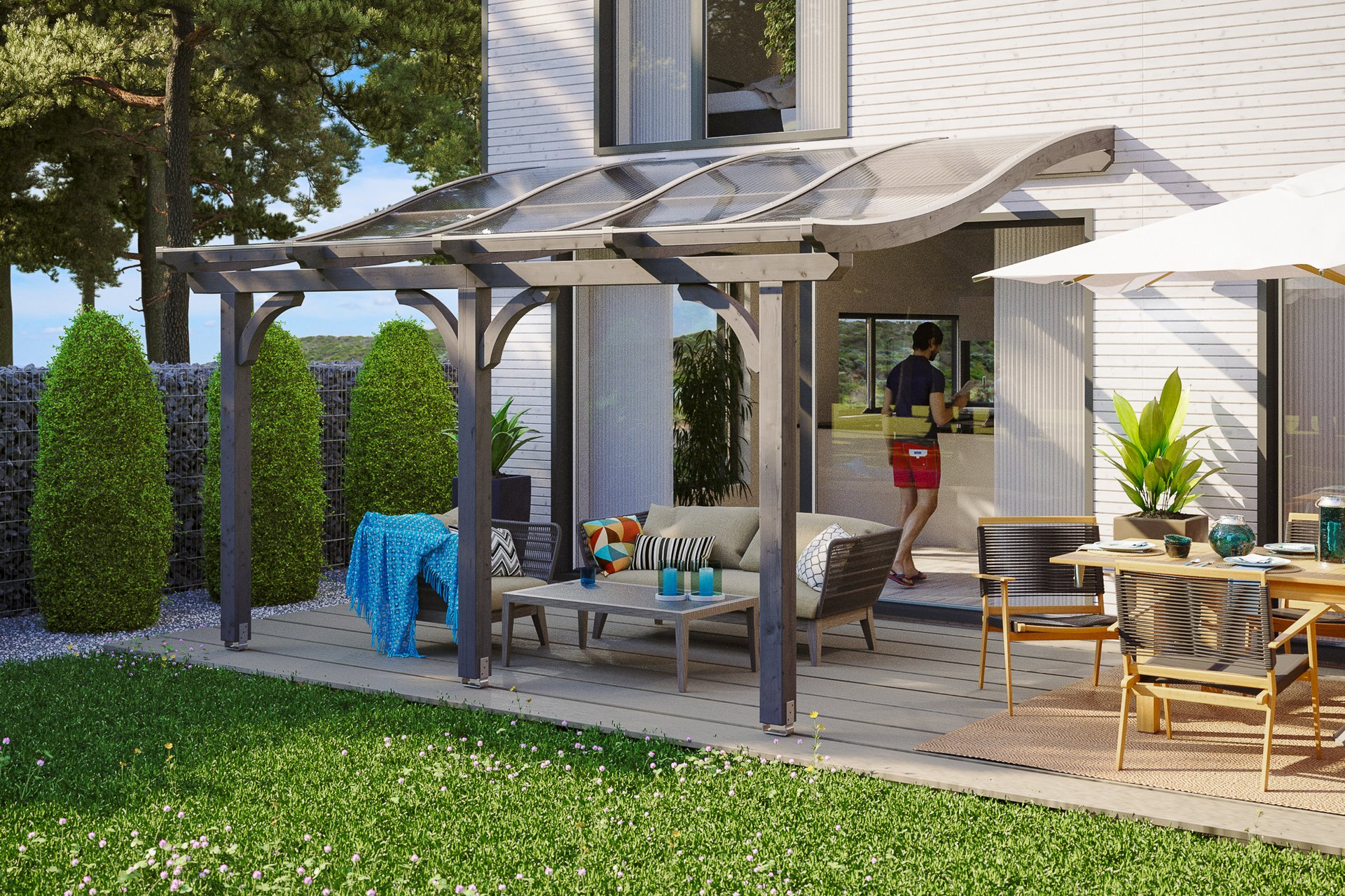 Terrassenüberdachung Venezia 1 Terrassenüberdachung Venezia