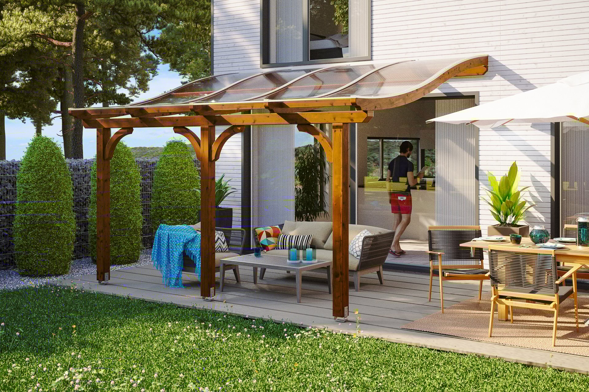 Terrassenüberdachung Venezia 1 Terrassenüberdachung Venezia