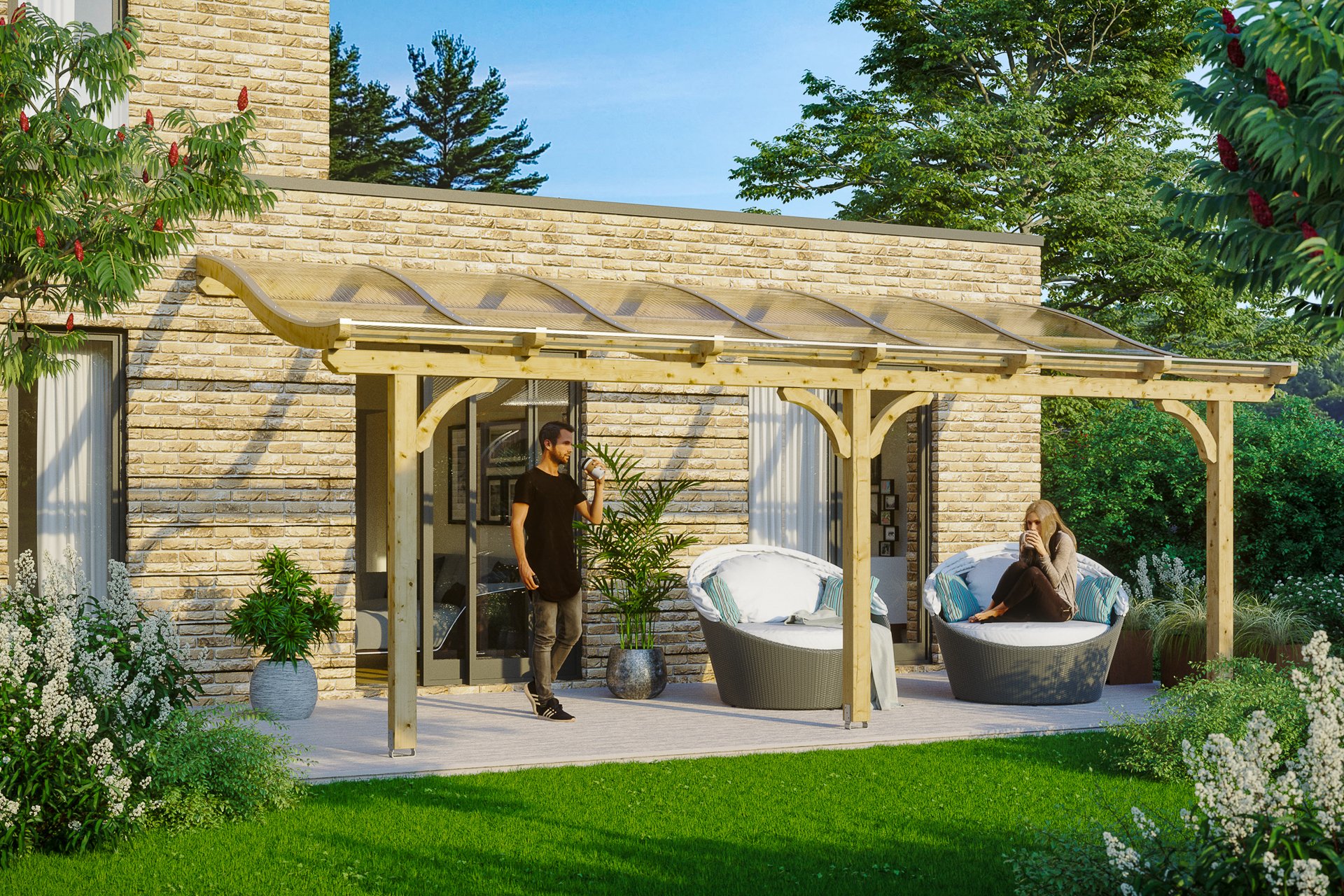 Terrassenüberdachung Venezia 1 Terrassenüberdachung Venezia