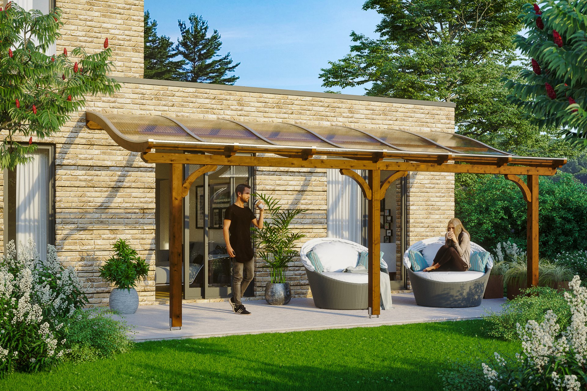 Terrassenüberdachung Venezia 1 Terrassenüberdachung Venezia