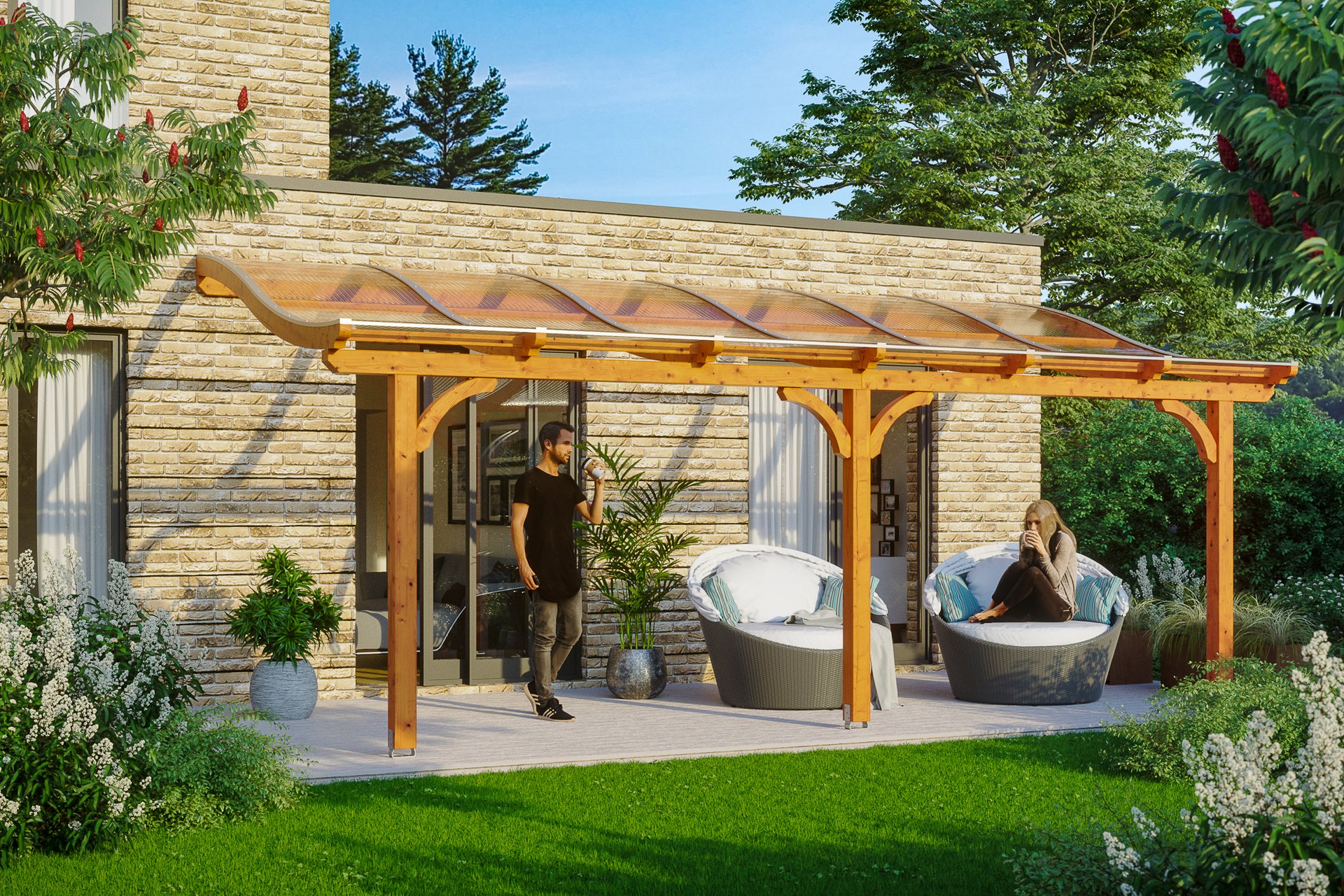 Terrassenüberdachung Venezia 1 Terrassenüberdachung Venezia