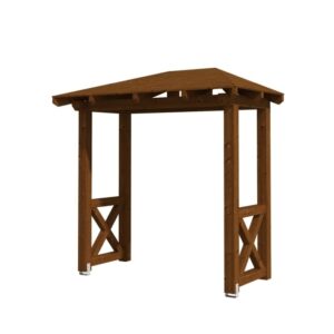 Vordach Wismar 4 Walmdach