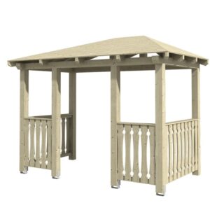 Vordach Wismar 8 Walmdach