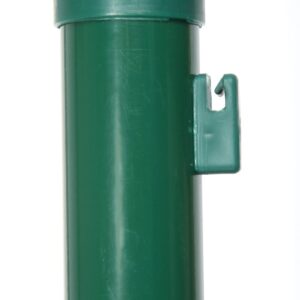 Zaunpfosten für Einschlag-Bodenhülse, grün