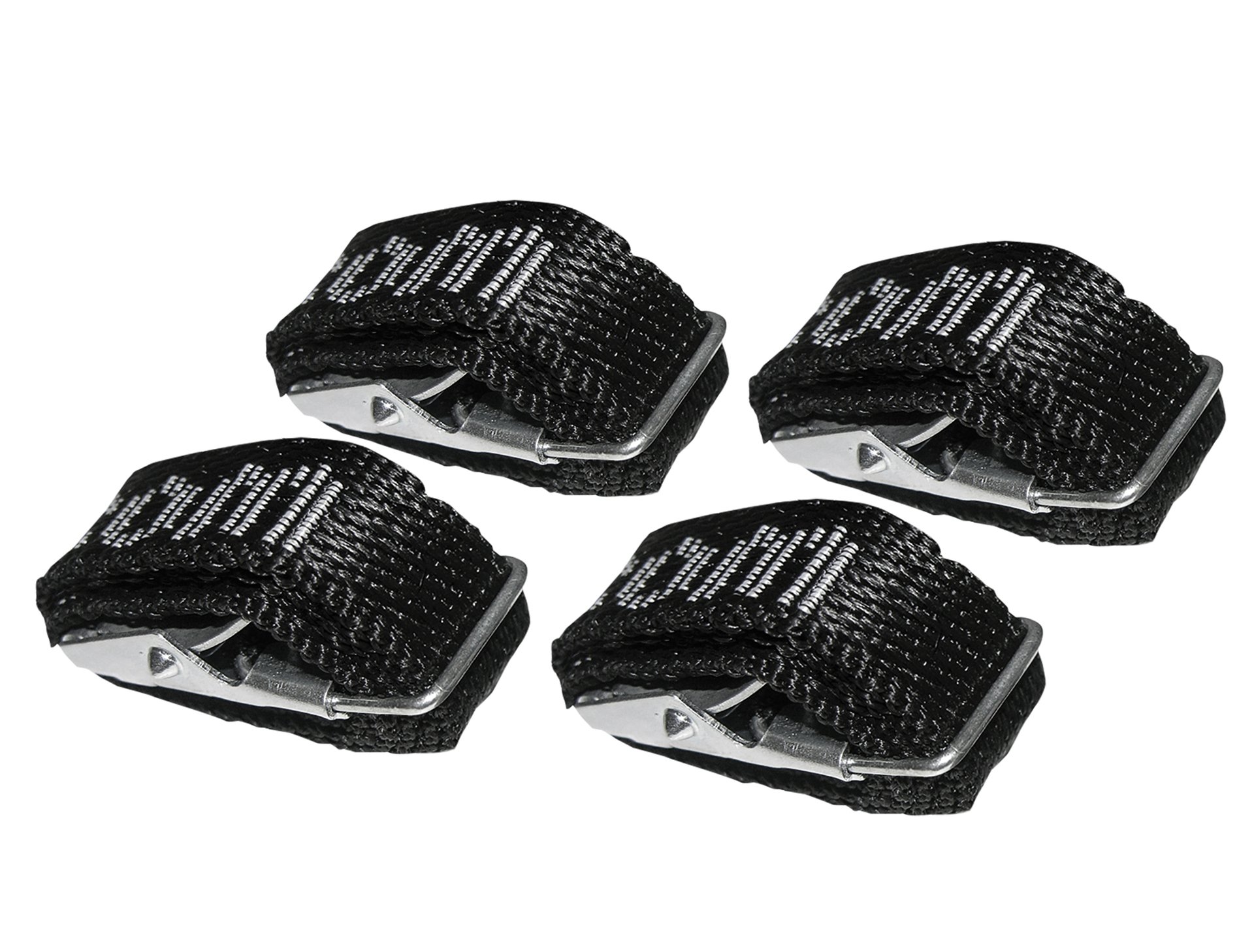 Textilspanngurte, 4er-Set, extra lang für breite Radstopper 1 Textilspanngurte, 4er-Set, extra lang für breite Radstopper