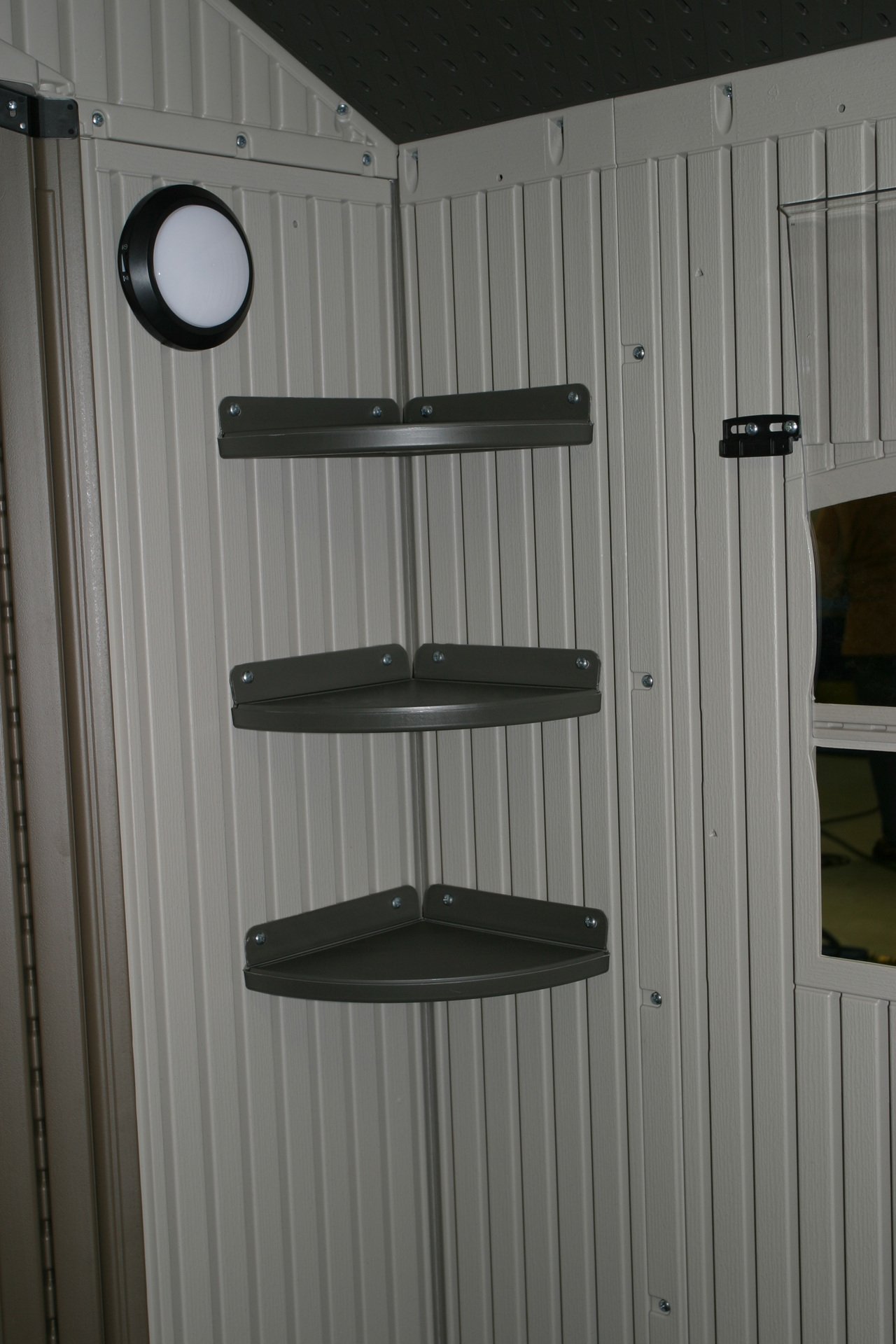 Eckregal, 2 Stk. Radius 24cm 1 Eckregal, 2 Stk. Radius 24cm