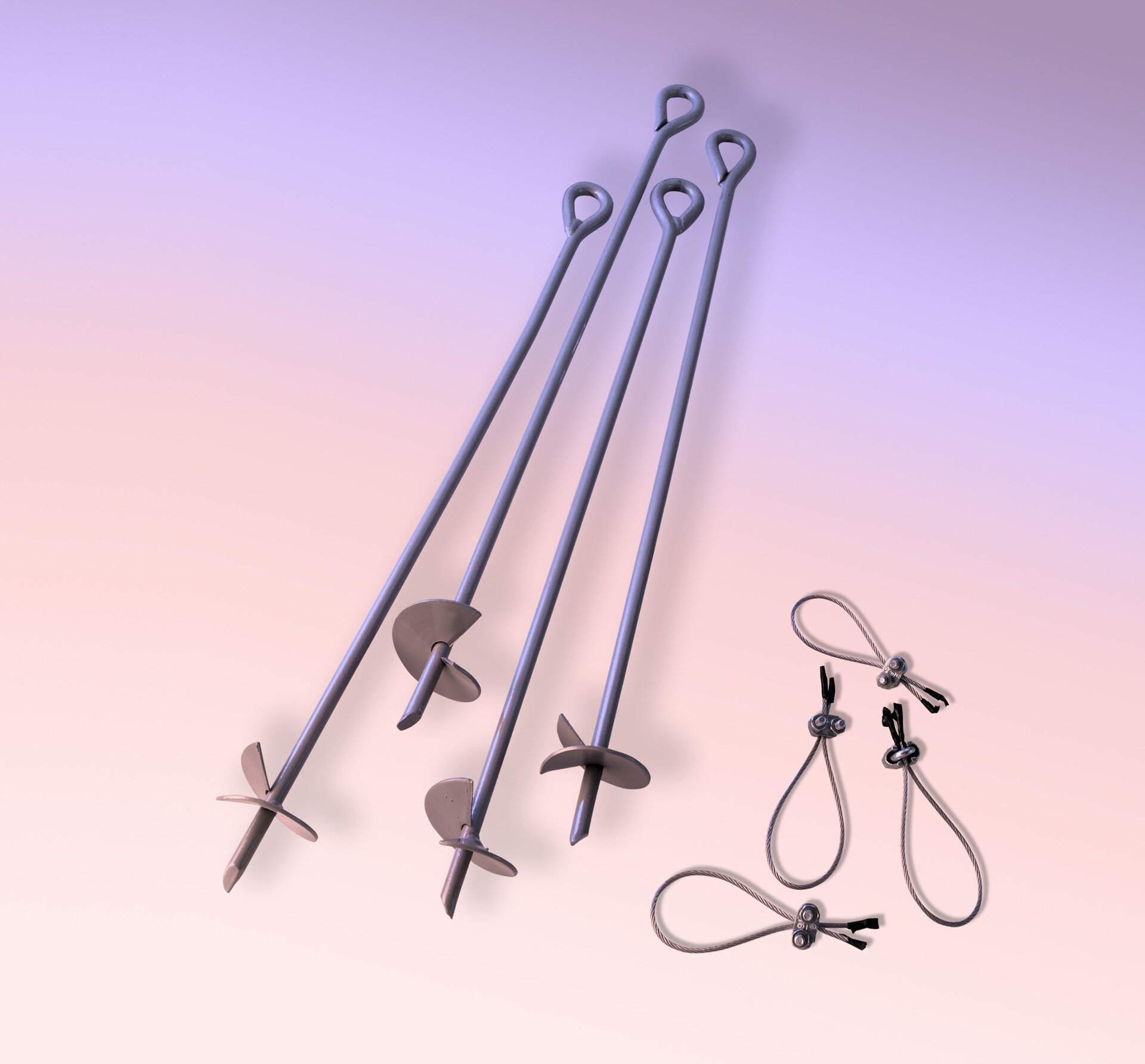 Boden-Anker 76cm, 4-Pack 1 Boden-Anker 76cm, 4-Pack