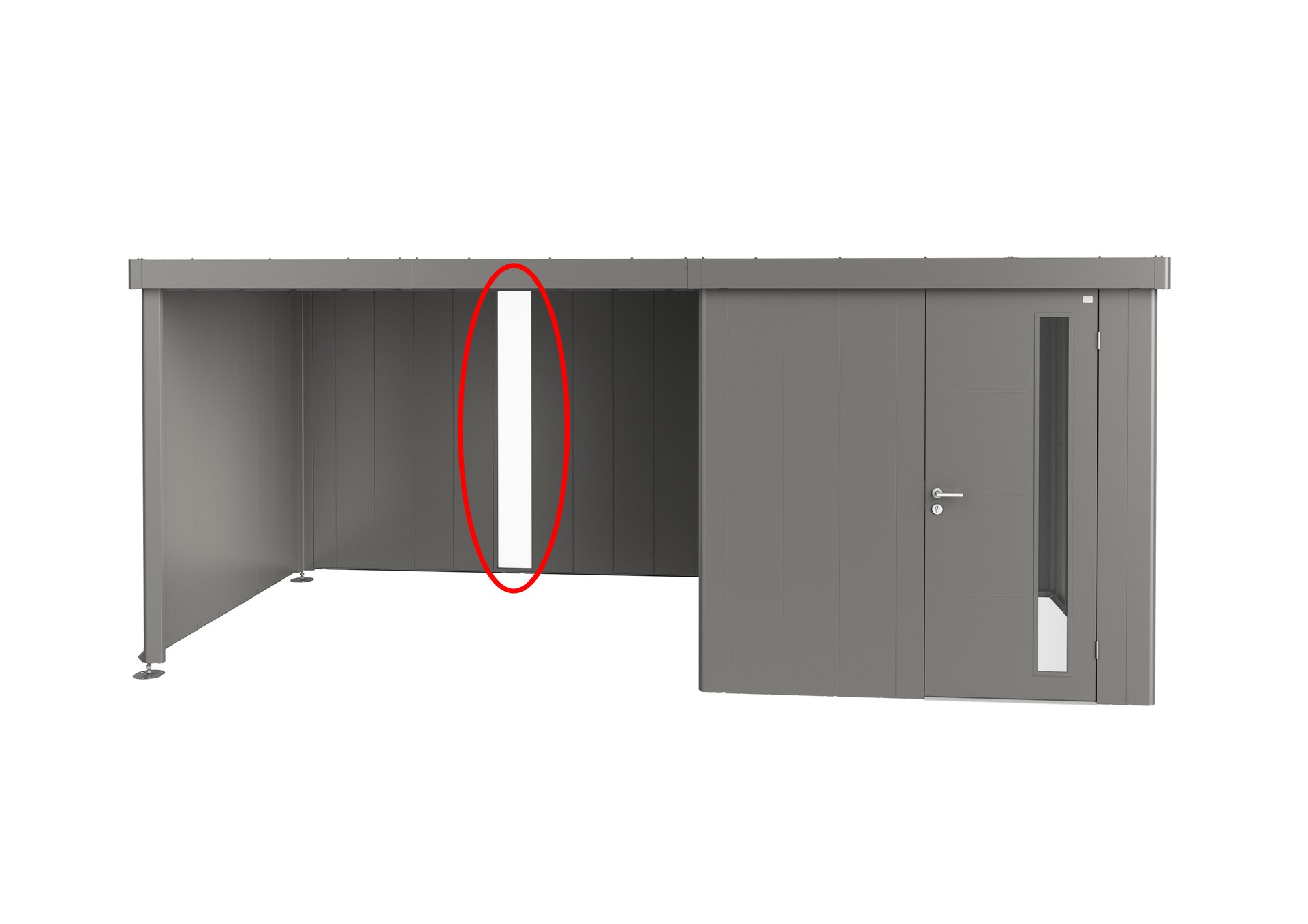 Lichtpaneel für Seitendach zu Gerätehaus 1 Lichtpaneel für Seitendach zu Gerätehaus