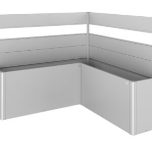 Sichtschutz zu Pflanzbeet Belvedere L-Form mit Acrylglas