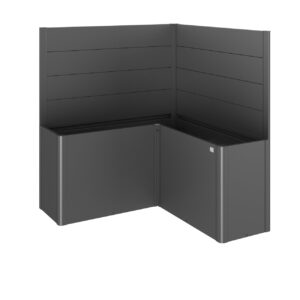 Sichtschutz zu Pflanzbeet Belvedere L-Form ohne Acrylglas