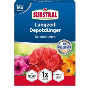 Langzeit Depotdünger für Balkonblumen