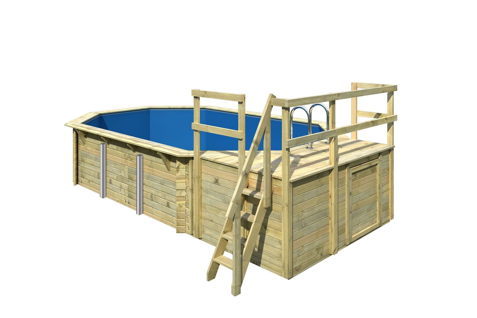 Holz-Pool Modell 4 1 Holz-Pool Modell 4