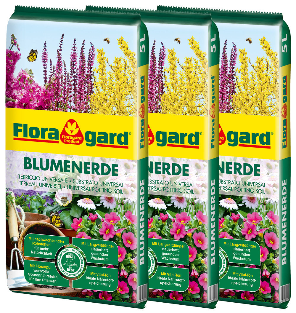 Blumenerde 3x5L 1 Blumenerde 3x5L