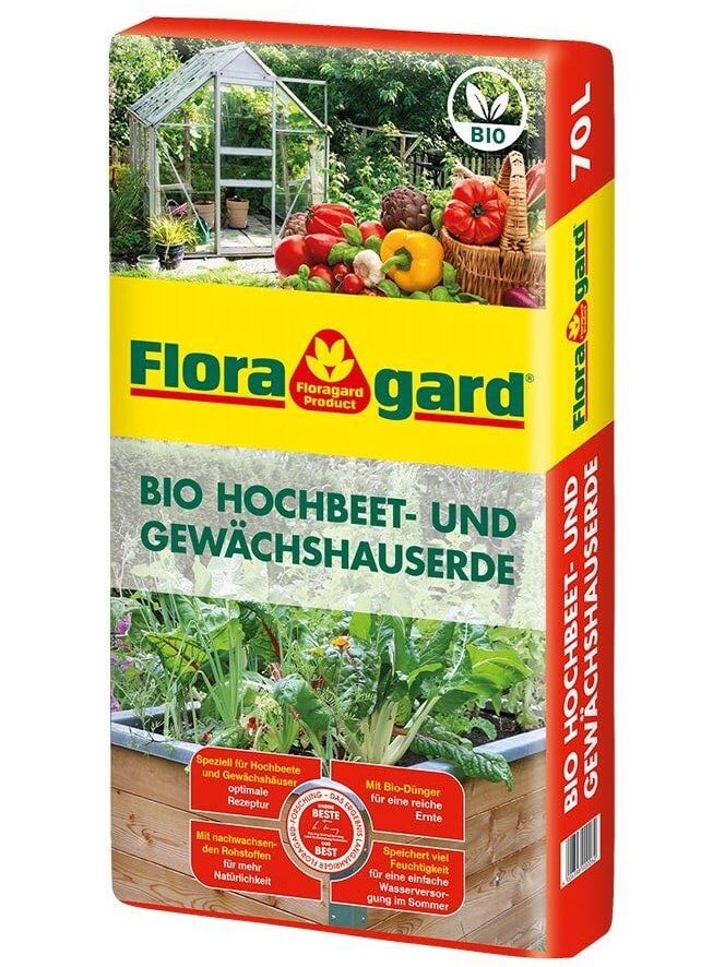 Bio Hochbeet- und Gewächshauserde 70L 1 Bio Hochbeet- und Gewächshauserde 70L