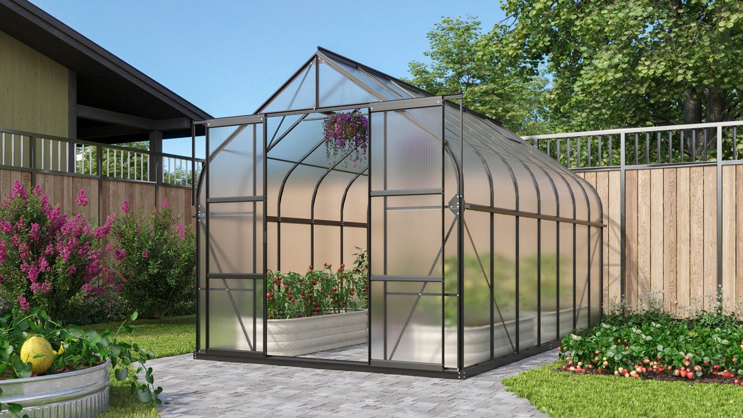 Gewächshaus Dione 11500, inkl. Fundament 1 Gewächshaus Dione 11500, inkl. Fundament