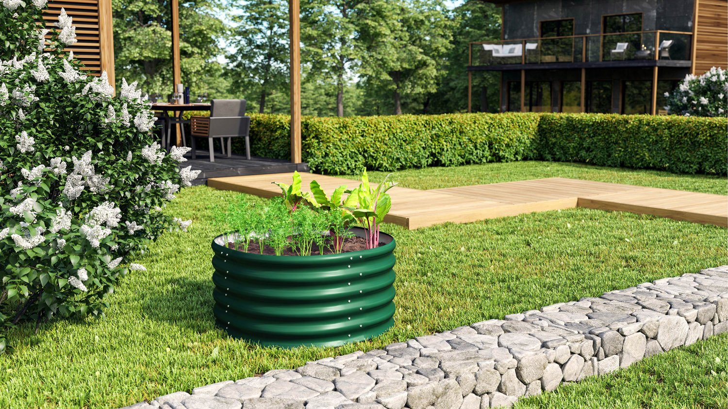 Hochbeet Terra Rund 1 Hochbeet Terra Rund