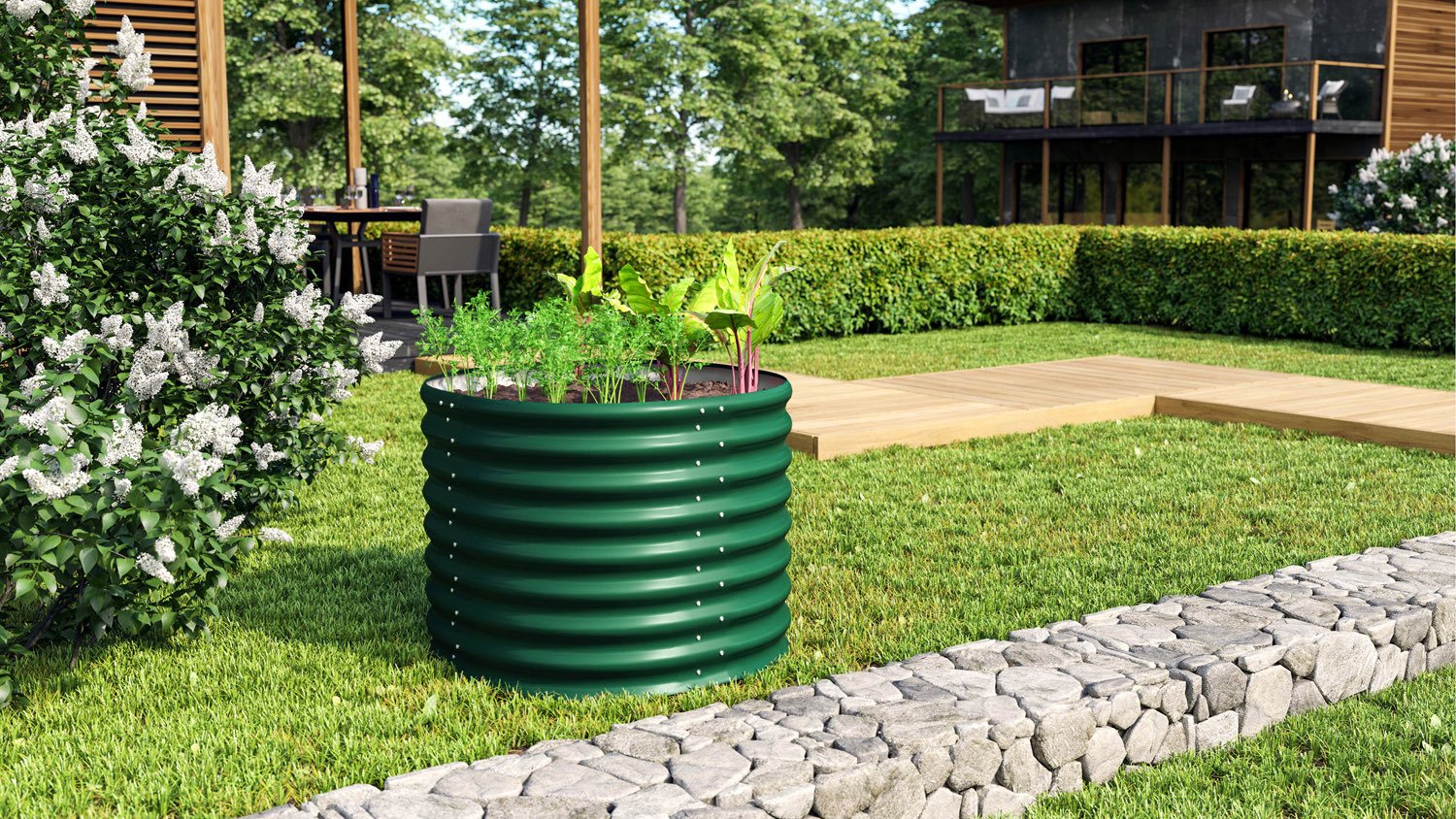 Hochbeet Terra Rund 1 Hochbeet Terra Rund