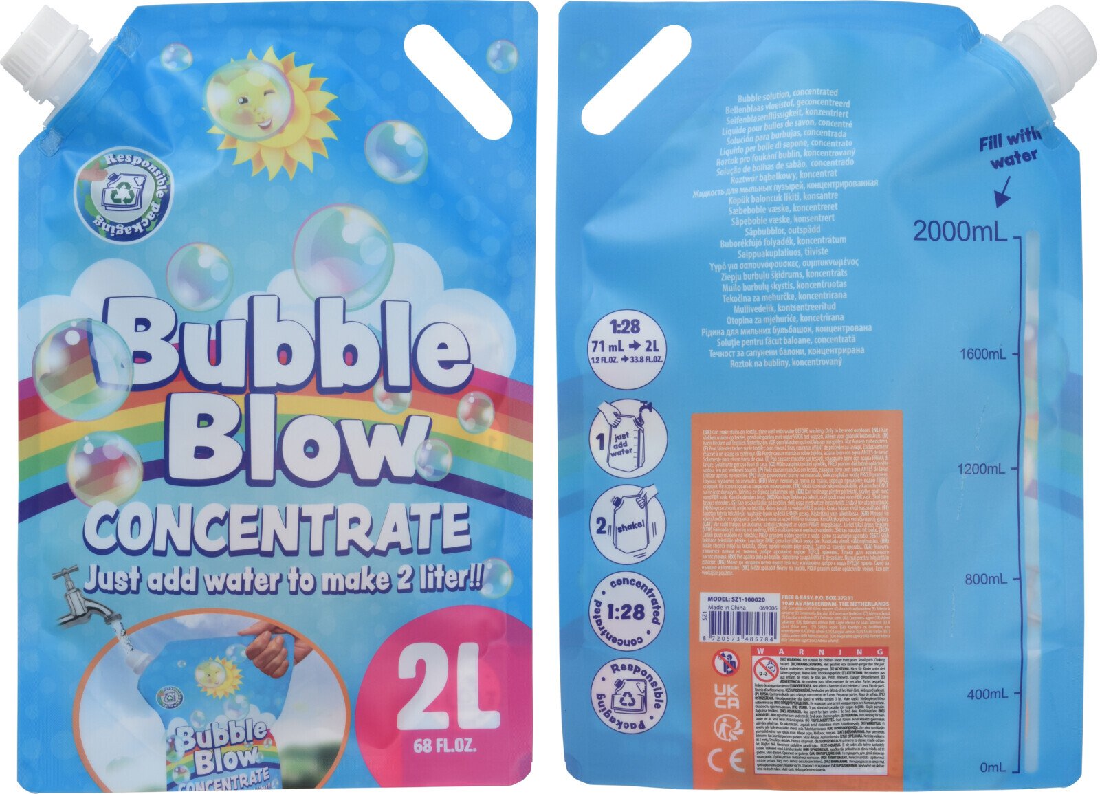 Seifenblasenlösung-Konzentrat, 80ml 1 Seifenblasenlösung-Konzentrat, 80ml