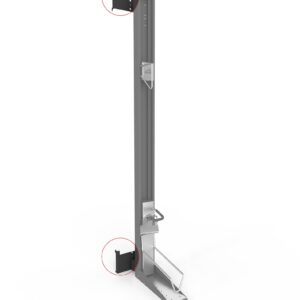 BikeLift Montageset für Gerätehaus NEO dunkelgrau-metallic