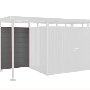 Rückwand für Seitendach Gr. S für Gr. H2-H5