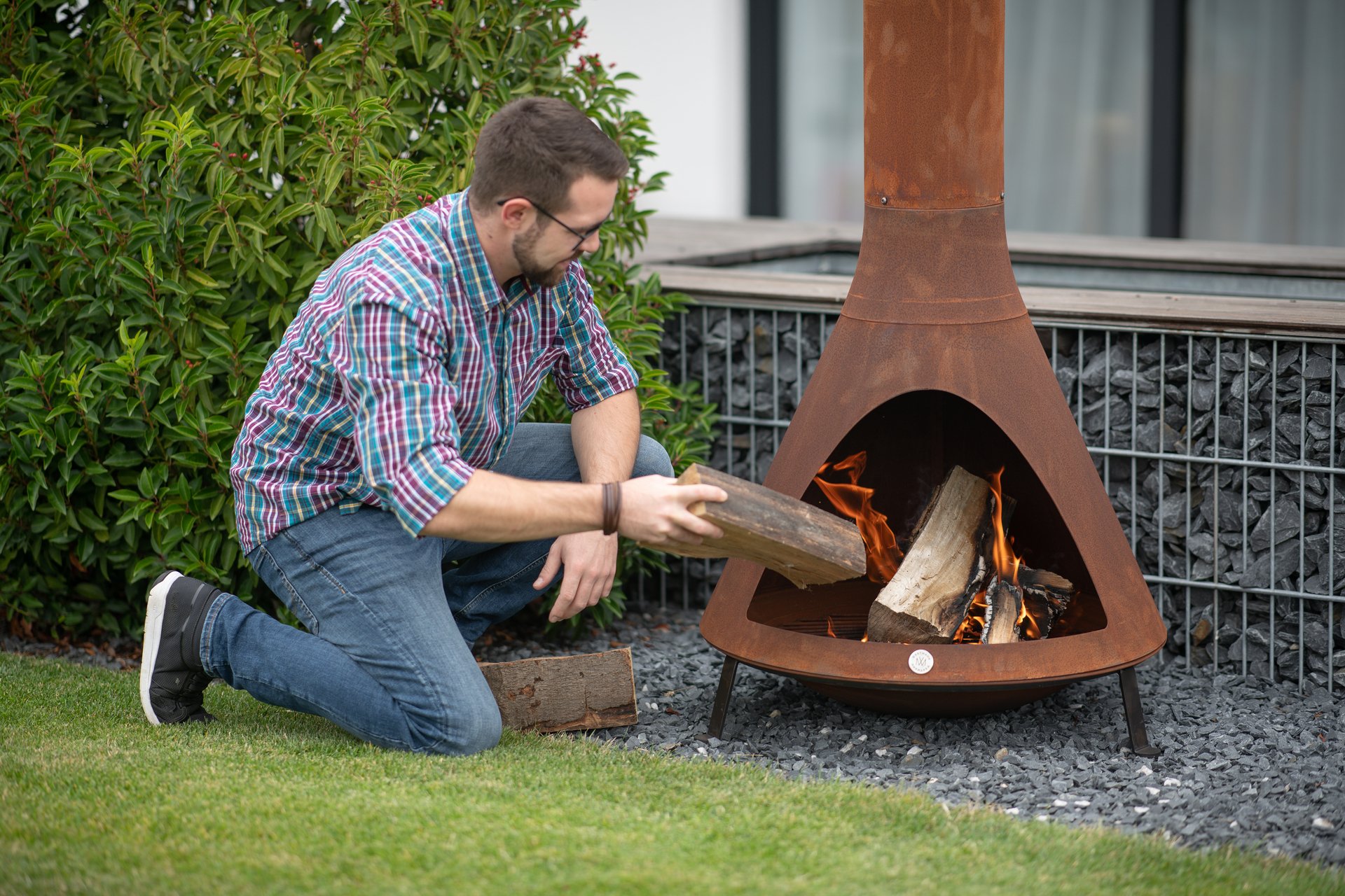 Feuerstelle inkl. Rauchablass 1 Feuerstelle inkl. Rauchablass