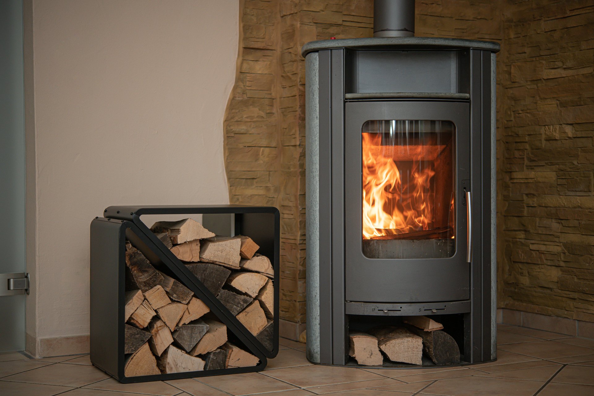 Kaminholzregal 57x35,5x56 1 Kaminholzregal 57x35,5x56