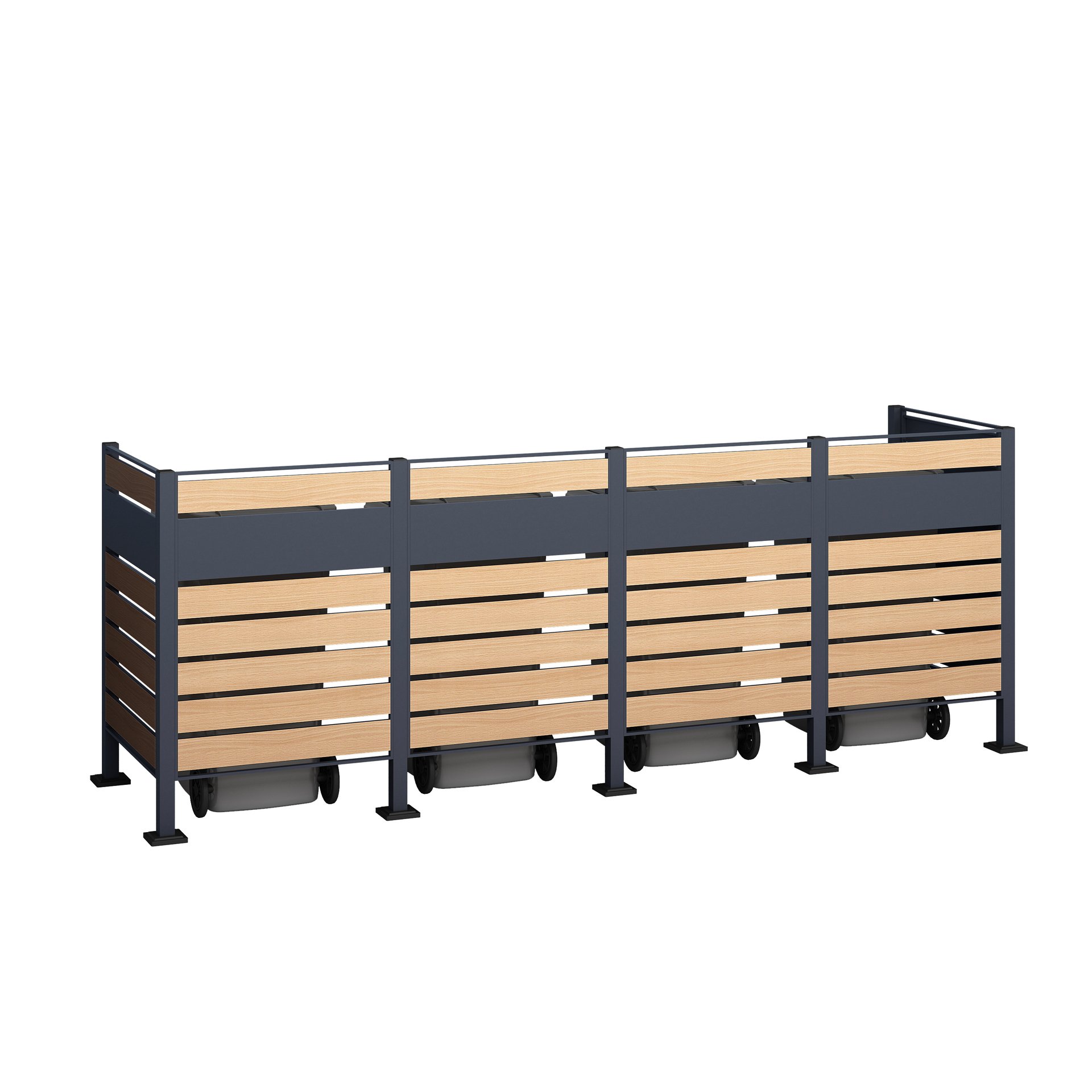 Mülltonnenverkleidung Planum 1 Mülltonnenverkleidung Planum