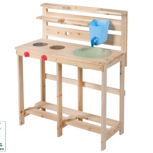 Matschküche aus Holz, FSC, 72x32x90cm