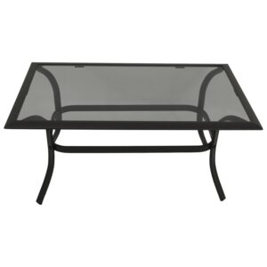 Beistelltisch Aluminium/Glas