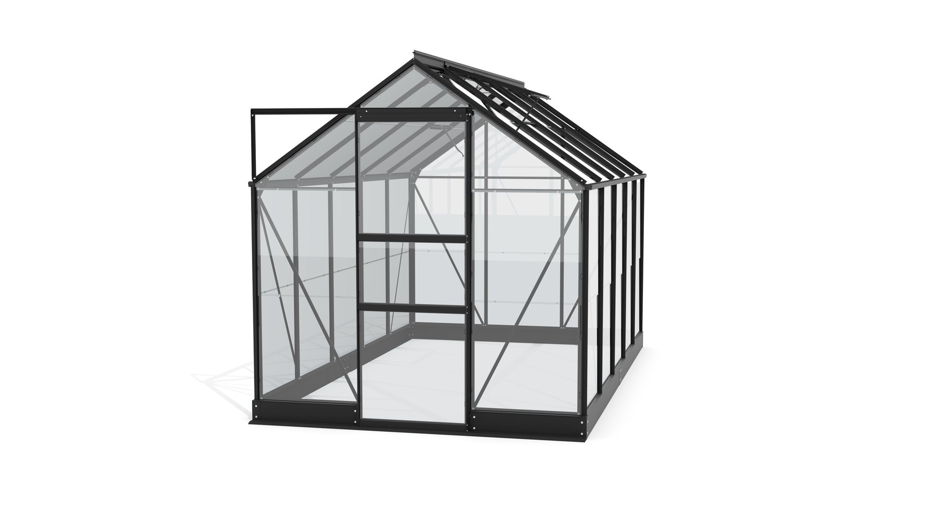 Gewächshaus Eris 6200, ESG3mm 1 Gewächshaus Eris 6200, ESG3mm