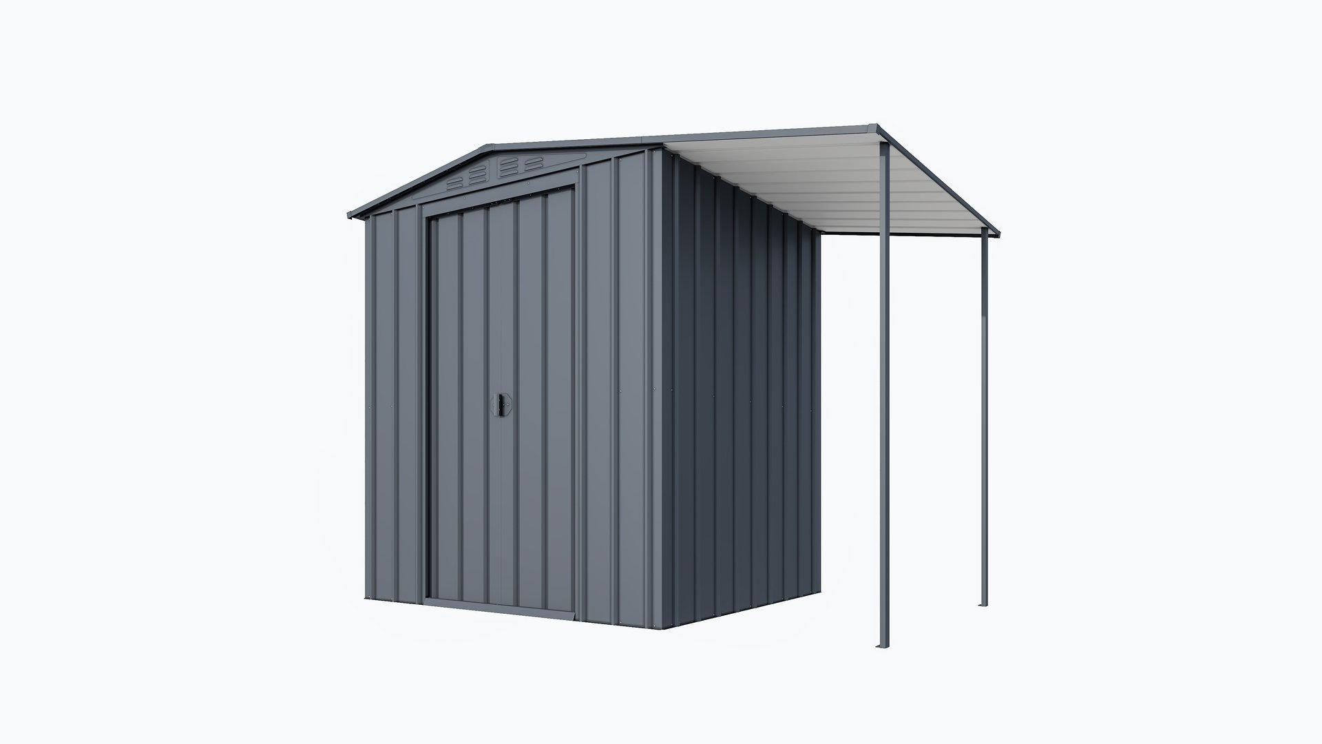 Gartenmanager Dream 65, anthrazit, inkl. Schleppdach 1 Gartenmanager Dream 65, anthrazit, inkl. Schleppdach