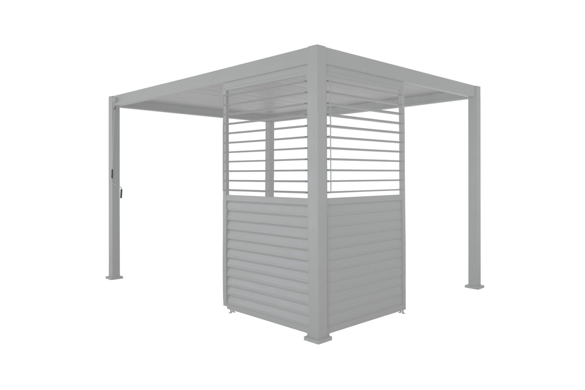 Pergola-Lamellenwand flexibel zu Classic/Deluxe 111 1 Pergola-Lamellenwand flexibel zu Classic/Deluxe 111