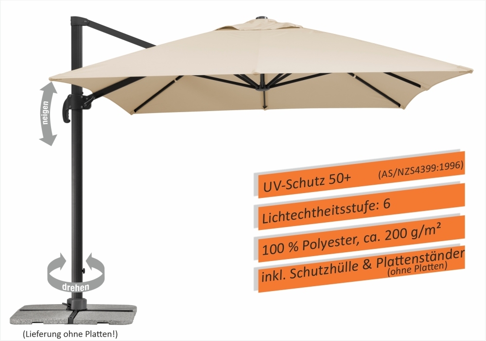 Ampelschirm Rhodos Grande 1 Ampelschirm Rhodos Grande