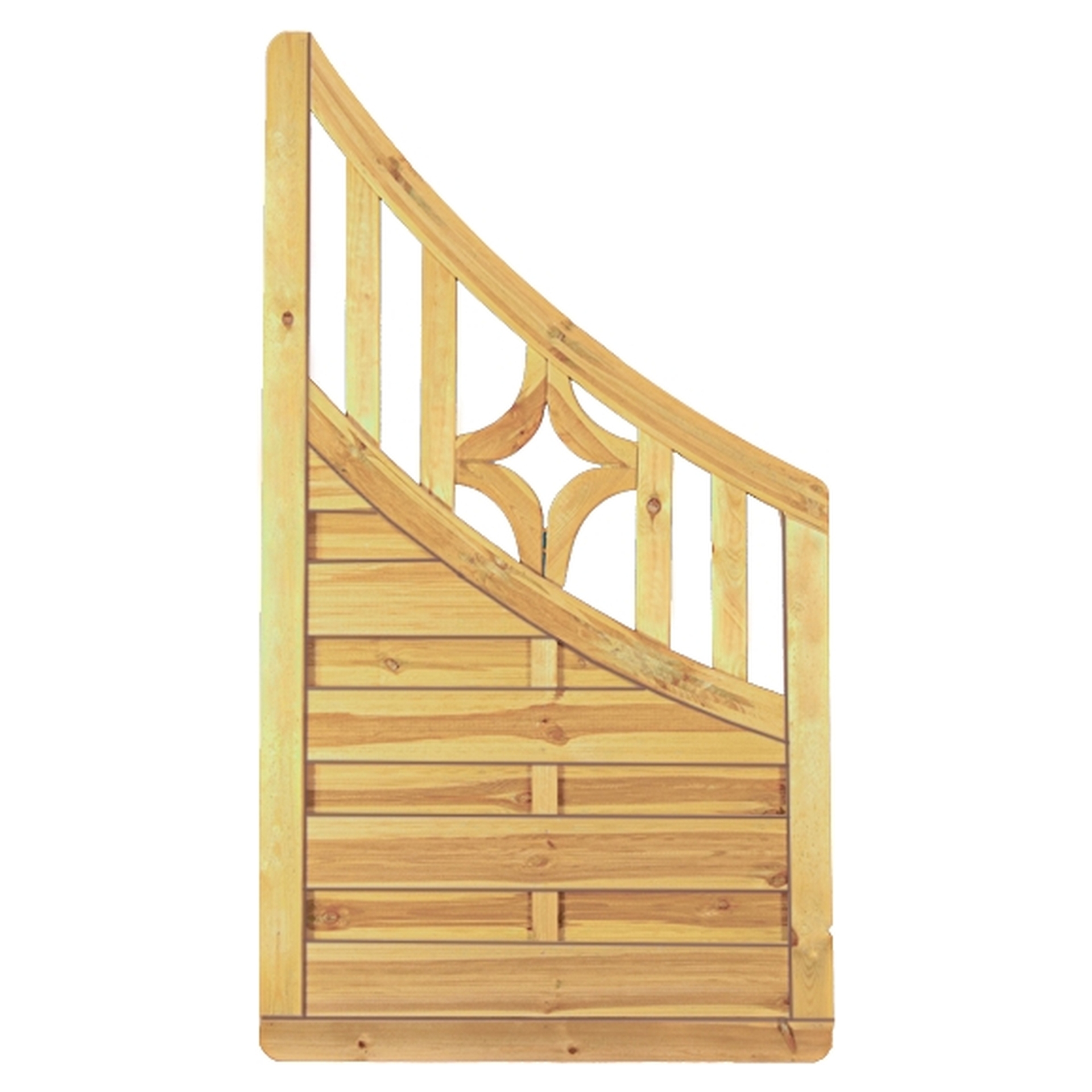 Antikzaun-Serie Doppelbogen-Abschluß 1 Antikzaun-Serie Doppelbogen-Abschluß