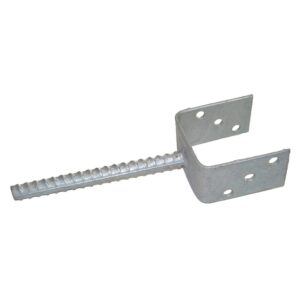 Bodenanker, leicht  feuerverzinkt, für Pfosten 9x9 cm