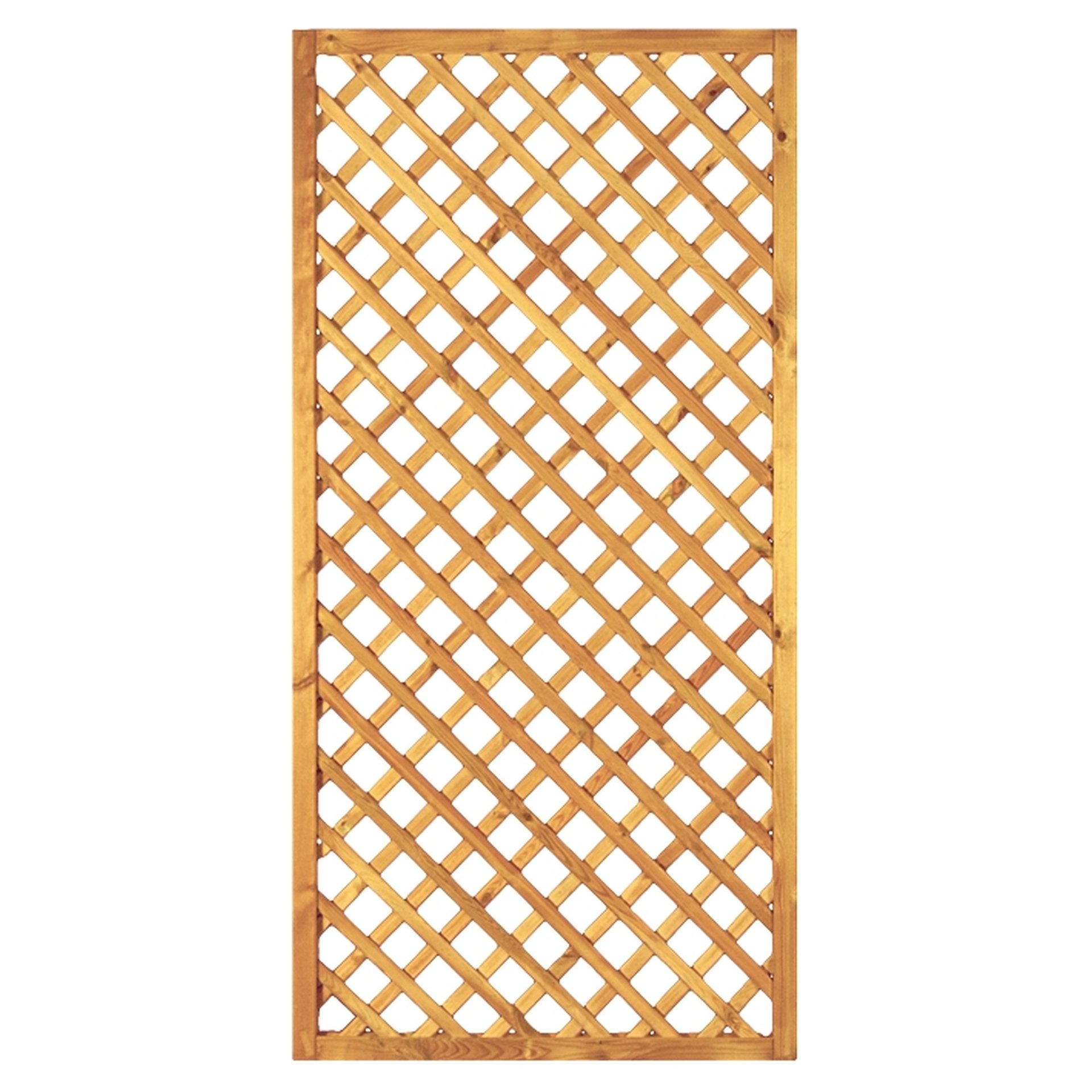 Diagonal-Rankzaun, genagelt 1 Diagonal-Rankzaun, genagelt